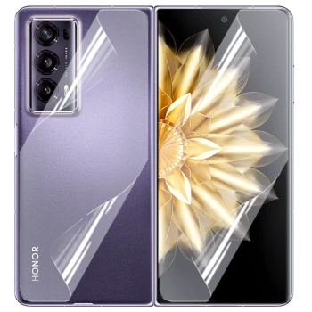 Протиударна гідрогелева плівка Hydrogel Film для Honor Magic V2 на задню панель, Transparent