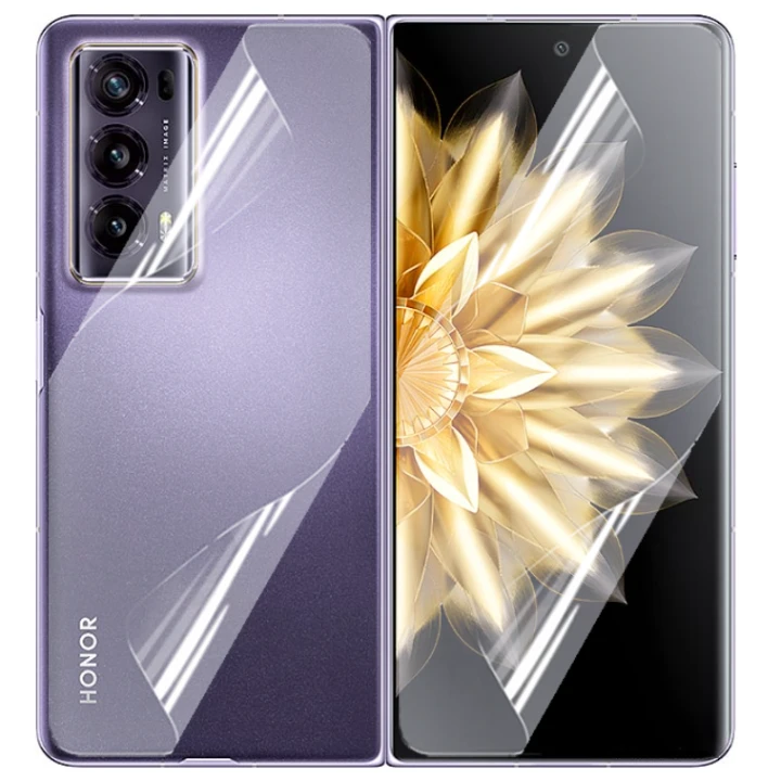 Протиударна гідрогелева плівка Hydrogel Film для Honor Magic V2 на задню панель, Transparent