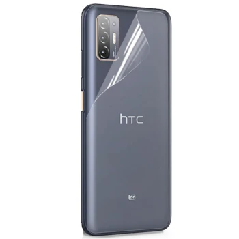 Противоударная гидрогелевая пленка Hydrogel Film для HTC Desire 21 Pro 5G на заднюю панель, Transparent