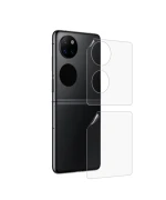 Противоударная гидрогелевая пленка Hydrogel Film для Huawei P50 Pocket на заднюю панель, Transparent