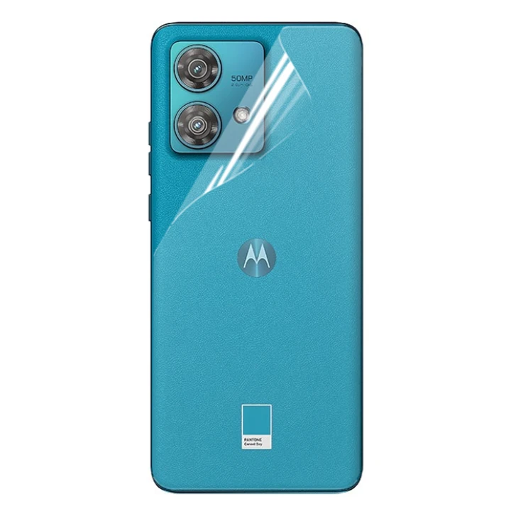 Протиударна гідрогелева плівка Hydrogel Film для Motorola Edge 40 Neo​ на задню панель, Transparent
