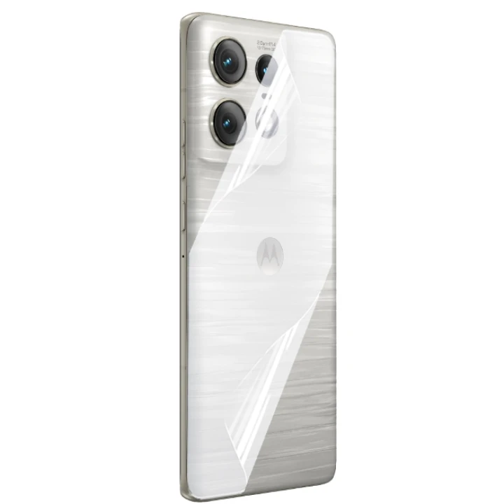 Противоударная гидрогелевая пленка Hydrogel Film для Motorola Edge 50 Pro​ на заднюю панель, Transparent