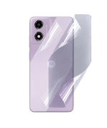 Противоударная гидрогелевая пленка Hydrogel Film для Motorola Moto E14 на заднюю панель, Transparent