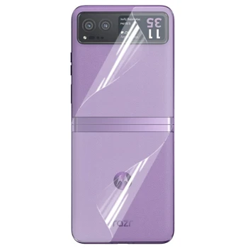 Протиударна гідрогелева плівка Hydrogel Film для Motorola Razr 40​ на задню панель, Transparent
