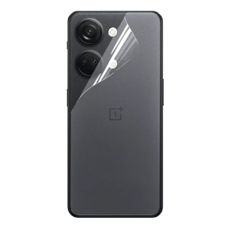 Противоударная гидрогелевая пленка Hydrogel Film для OnePlus Ace 2V на заднюю панель, Transparent