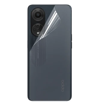 Противоударная гидрогелевая пленка Hydrogel Film для Oppo A98 5g на заднюю панель, Transparent