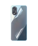 Противоударная гидрогелевая пленка Hydrogel Film для Oppo A18 на заднюю панель, Transparent