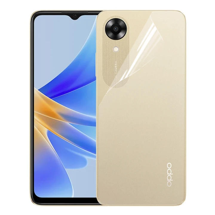Протиударна гідрогелева плівка Hydrogel Film для Oppo A17k на задню панель, Transparent