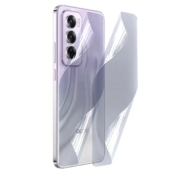 Протиударна гідрогелева плівка Hydrogel Film для Oppo Reno12 Pro 5G на задню панель, Transparent