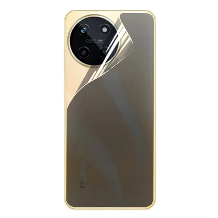 Протиударна гідрогелева плівка Hydrogel Film для Realme 11 4g на задню панель, Transparent