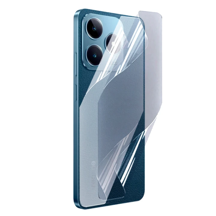 Протиударна гідрогелева плівка Hydrogel Film для Realme C63 на задню панель, Transparent