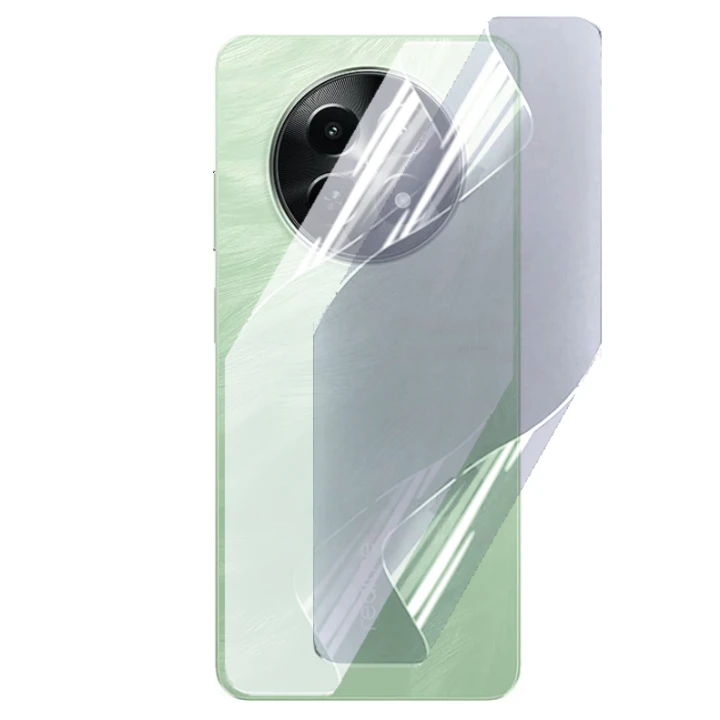 Протиударна гідрогелева плівка Hydrogel Film для Realme C65 5G​​​​​​ на задню панель, Transparent