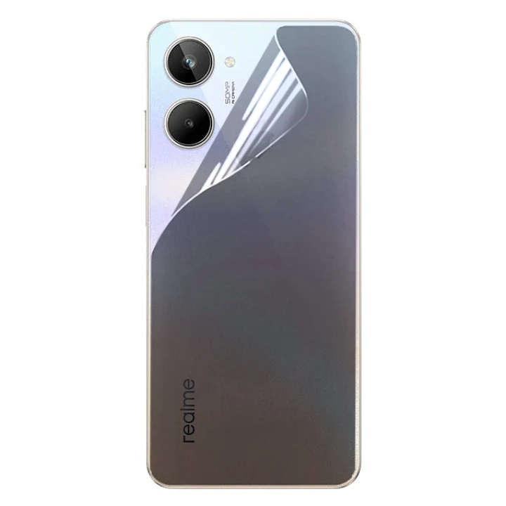 Протиударна гідрогелева плівка Hydrogel Film для Realme 10 на задню панель, Transparent