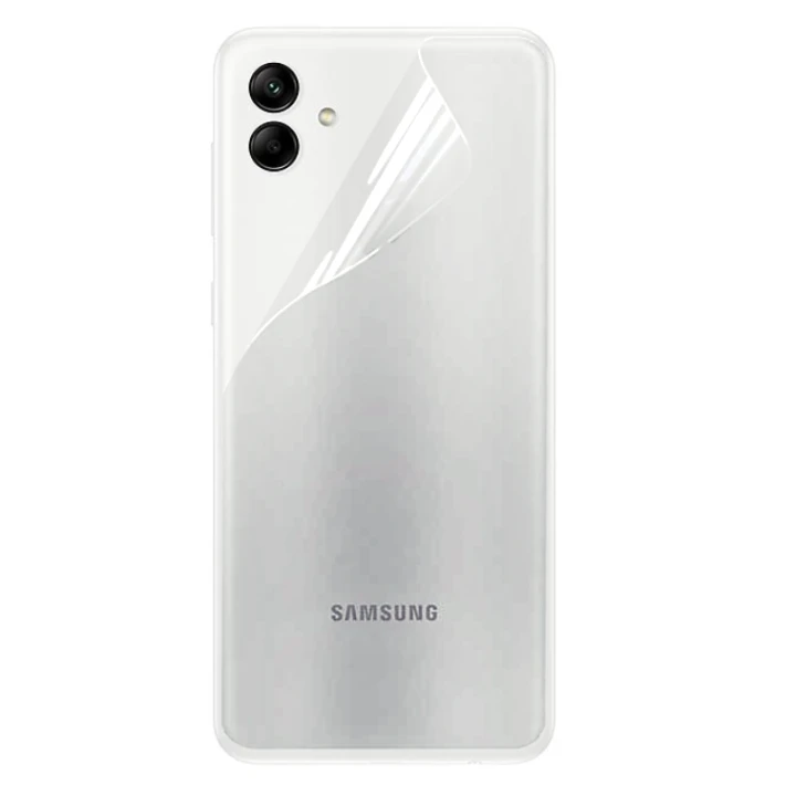 Противоударная гидрогелевая пленка Hydrogel Film для Samsung Galaxy A04 / A04e на заднюю панель, Transparent