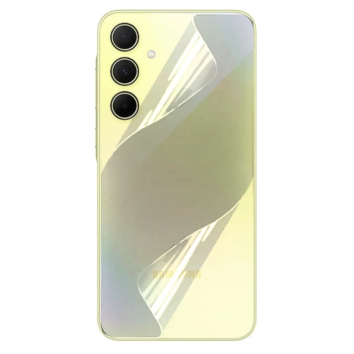 Протиударна гідрогелева плівка Hydrogel Film для Samsung Galaxy A35 5G на задню панель, Transparent