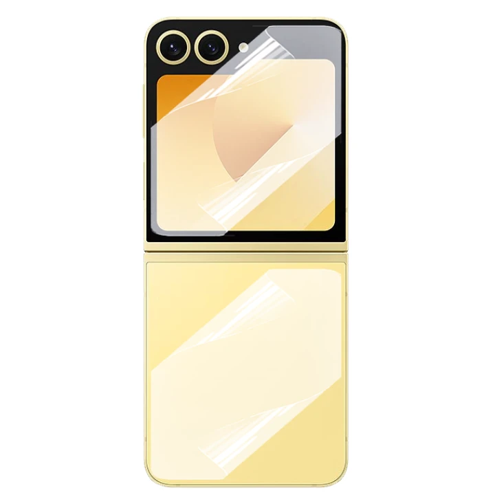 Протиударна гідрогелева плівка Hydrogel Film для Samsung Galaxy Flip6 на задню панель, Transparent
