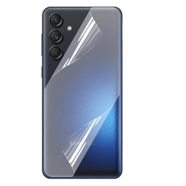 Протиударна гідрогелева плівка Hydrogel Film для Samsung Galaxy M55 5G на задню панель, Transparent