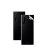 Противоударная гидрогелевая пленка Hydrogel Film для Sony Xperia 1 II на заднюю панель, Transparent