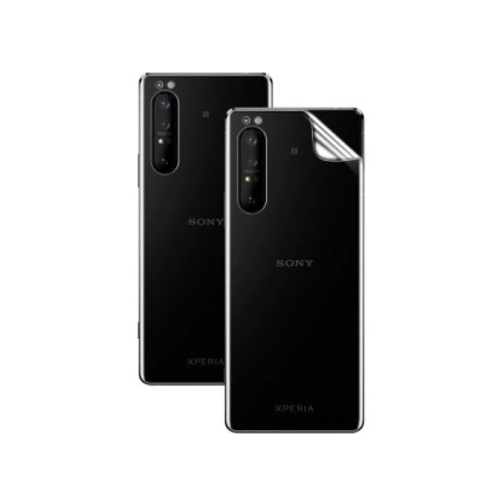 Противоударная гидрогелевая пленка Hydrogel Film для Sony Xperia 1 II на заднюю панель, Transparent