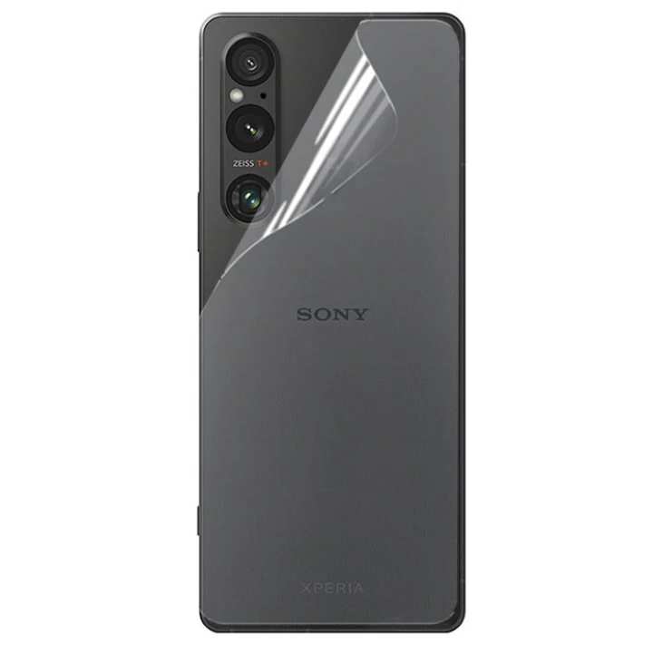 Протиударна гідрогелева плівка Hydrogel Film для Sony Xperia 1 V на задню панель, Transparent