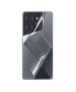 Противоударная гидрогелевая пленка Hydrogel Film для Tecno Pova 5 Pro на заднюю панель, Transparent