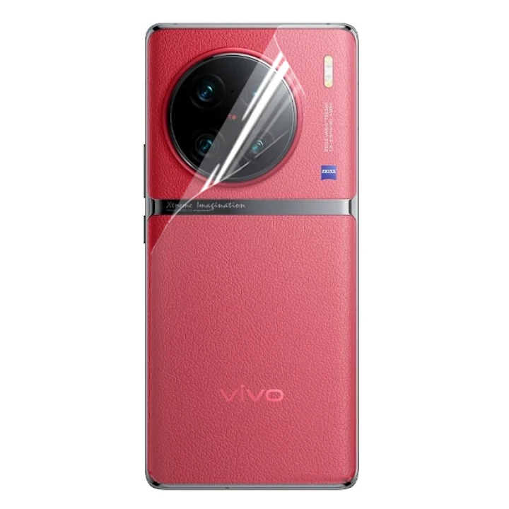 Противоударная гидрогелевая пленка Hydrogel Film для Vivo X90 Pro Plus на заднюю панель, Transparent