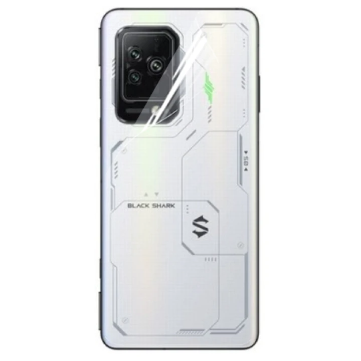 Противоударная гидрогелевая пленка Hydrogel Film для Xiaomi Black Shark 5 Pro на заднюю панель, Transparent