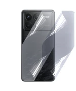 Противоударная гидрогелевая пленка Hydrogel Film для Xiaomi Poco F6 Pro на заднюю панель, Transparent