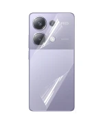 Противоударная гидрогелевая пленка Hydrogel Film для Xiaomi Poco M6 Pro на заднюю панель, Transparent