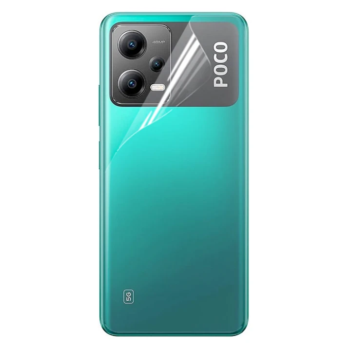Протиударна гідрогелева плівка Hydrogel Film для Xiaomi Poco X5 на задню панель, Transparent