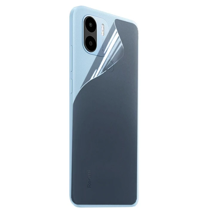 Противоударная гидрогелевая пленка Hydrogel Film для Xiaomi Redmi A1 Plus /A2 Plus на заднюю панель, Transparent