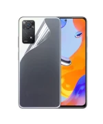 Противоударная гидрогелевая пленка Hydrogel Film для Xiaomi Redmi Note 11E Pro на заднюю панель, Transparent
