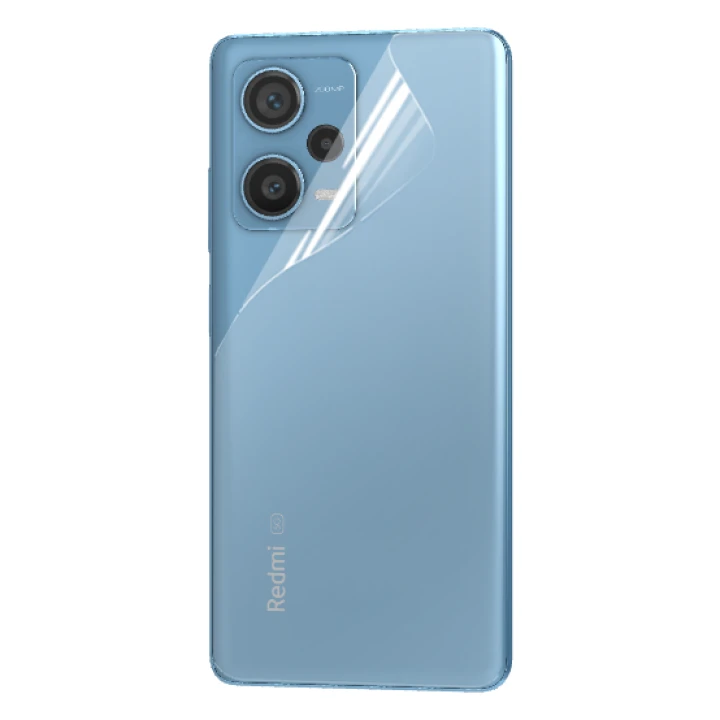 Противоударная гидрогелевая пленка Hydrogel Film для Xiaomi Redmi Note 12 Pro Plus на заднюю панель, Transparent