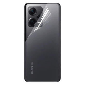 Противоударная гидрогелевая пленка Hydrogel Film для Xiaomi Redmi Note 12 Turbo на заднюю панель, Transparent