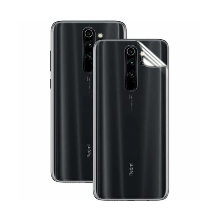 Протиударна гідрогелева плівка Hydrogel Film для Xiaomi Redmi Note 8 Pro на задню панель, Transparent
