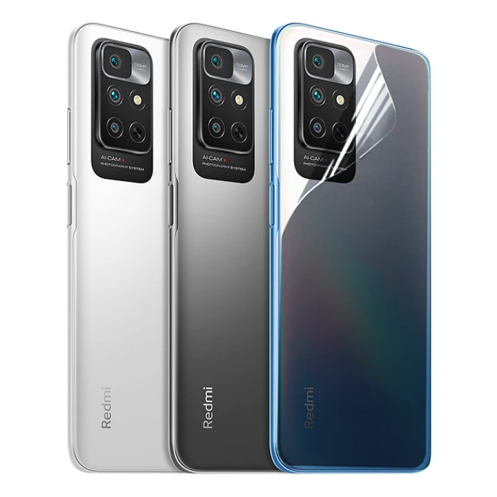 Противоударная гидрогелевая пленка Hydrogel Film для Xiaomi Redmi Note 11 4G на заднюю панель, Transparent