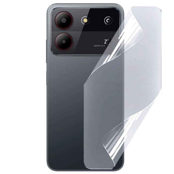 Протиударна гідрогелева плівка Hydrogel Film для ZTE Blade A54​ на задню панель, Transparent