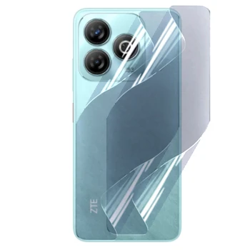 Протиударна гідрогелева плівка Hydrogel Film для ZTE Blade A75​​​ 4g на задню панель, Transparent