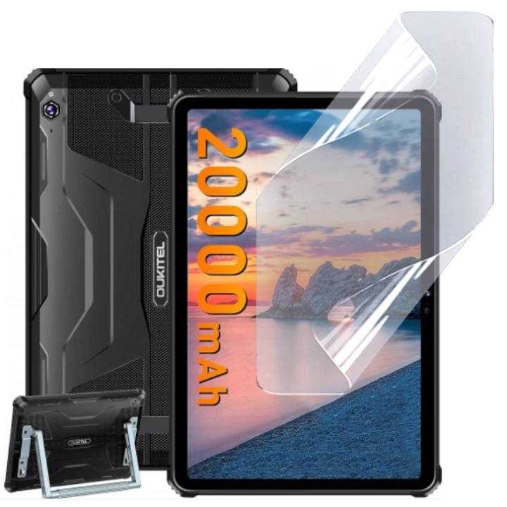 Противоударная гидрогелевая пленка Hydrogel Film для Oukitel Pad RT6, Transparent