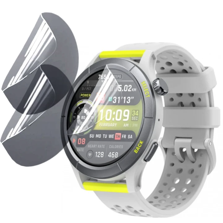 Протиударна гідрогелева плівка Hydrogel Film для Amazfit Cheetah​ (6 шт), Transparent