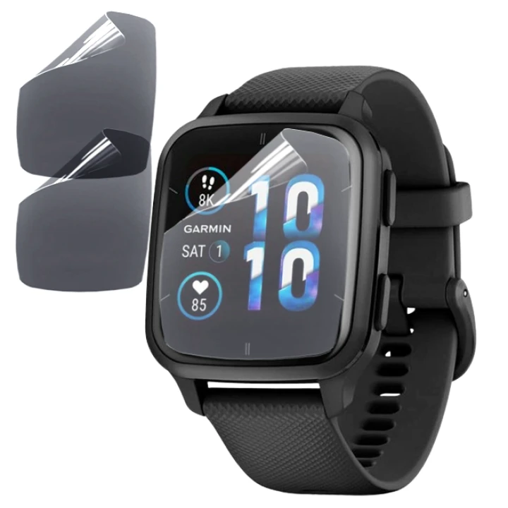 Протиударна гідрогелева плівка Hydrogel Film для Garmin Venu Sq 2 (6 шт), Transparent