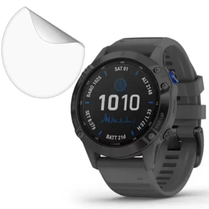 Протиударна гідрогелева плівка Hydrogel Film для Garmin Fenix 6 Pro (6 шт), Transparent