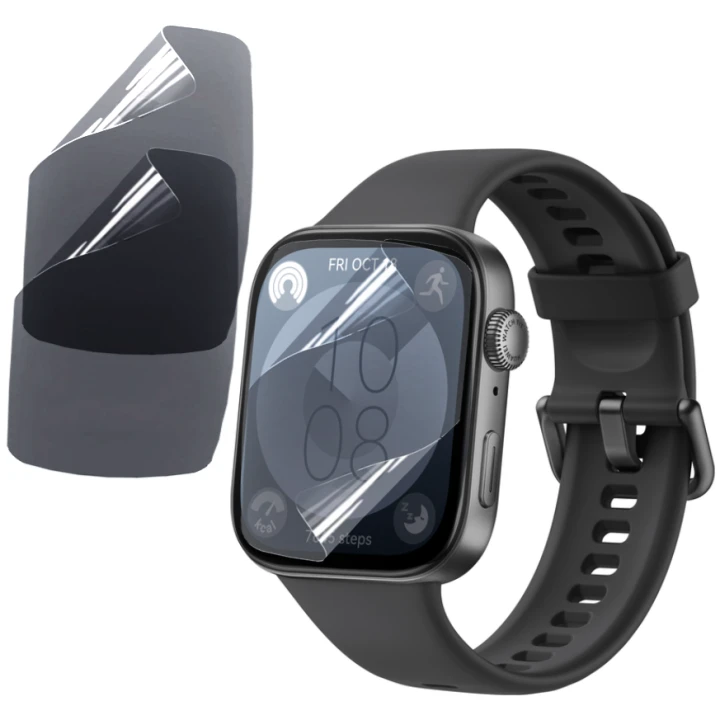 Протиударна гідрогелева плівка Hydrogel Film для Huawei Watch Fit 3 (6 шт), Transparent