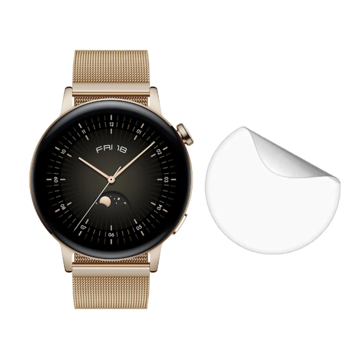 Протиударна гідрогелева плівка Hydrogel Film для Huawei Watch GT3 42мм 3 шт, Transparent