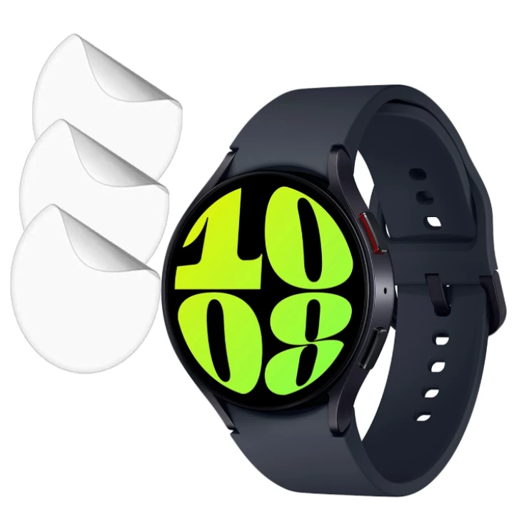 Протиударна гідрогелева плівка Hydrogel Film для Samsung Galaxy Watch 6 3шт, Transparent
