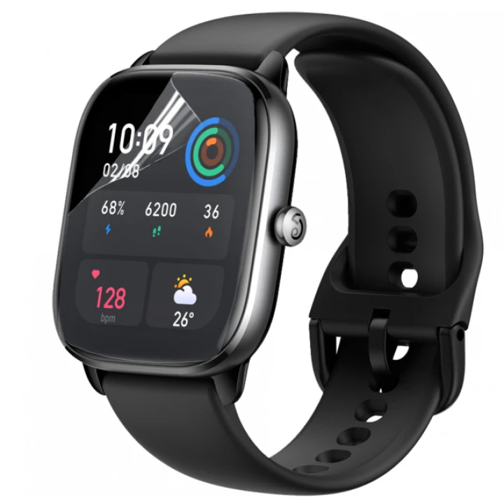 Протиударна гідрогелева плівка Hydrogel Film для Xiaomi Amazfit GTS4 (3 шт), Transparent