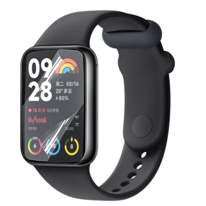 Протиударна гідрогелева плівка Hydrogel Film для Xiaomi Mi Band 8 Pro (6 шт), Transparent