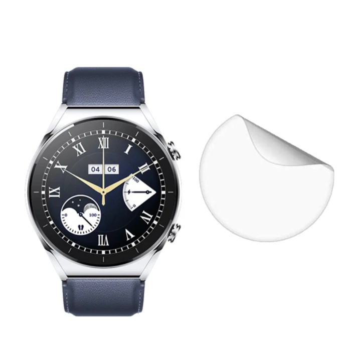 Протиударна гідрогелева плівка Hydrogel Film для Xiaomi Watch S1, 3 шт, Transparent