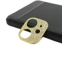 Рамка на камеру защитная Epik Sparkles со стразами для Apple iPhone 11 rose gold
