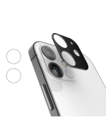 Защитная рамка со стеклом на заднюю камеру Epik Screen Saver для Apple iPhone 12 Mini, Black